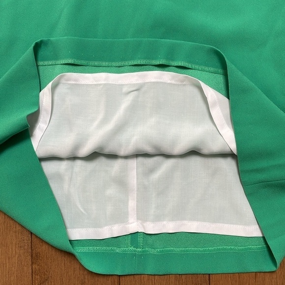 Judith & Charles Montparnasse Dress Spearmint Green Longsleeve High Neck 4 New - Picture 9 of 11